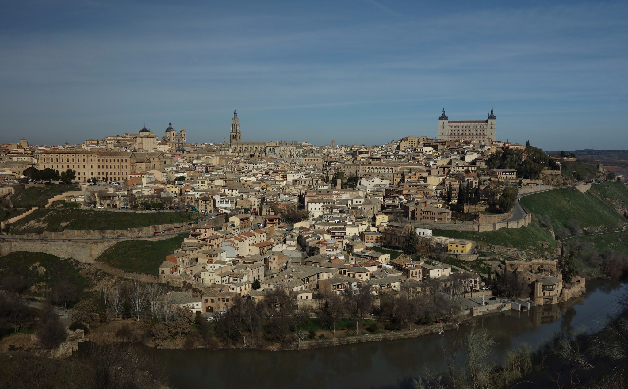 Sony Cyber-shot DSC-RX100 + Sony 28-100mm F1.8-4.9 sample photo. Mucho antes del diluvio era ya ciudad toledo - mirador del valle toledo photography
