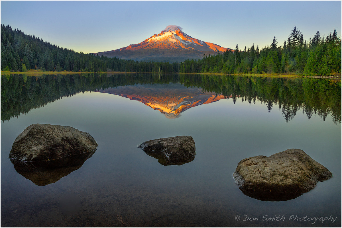 Canon EF 24-70mm F2.8L II USM sample photo. Mt. hood reflection photography