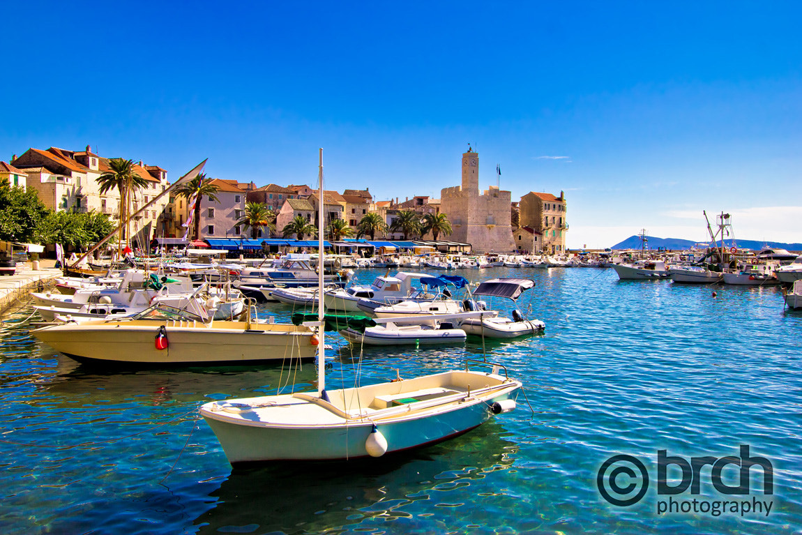 Canon EF-S 10-22mm F3.5-4.5 USM sample photo. Komiza on vis island turquoise waterfront photography