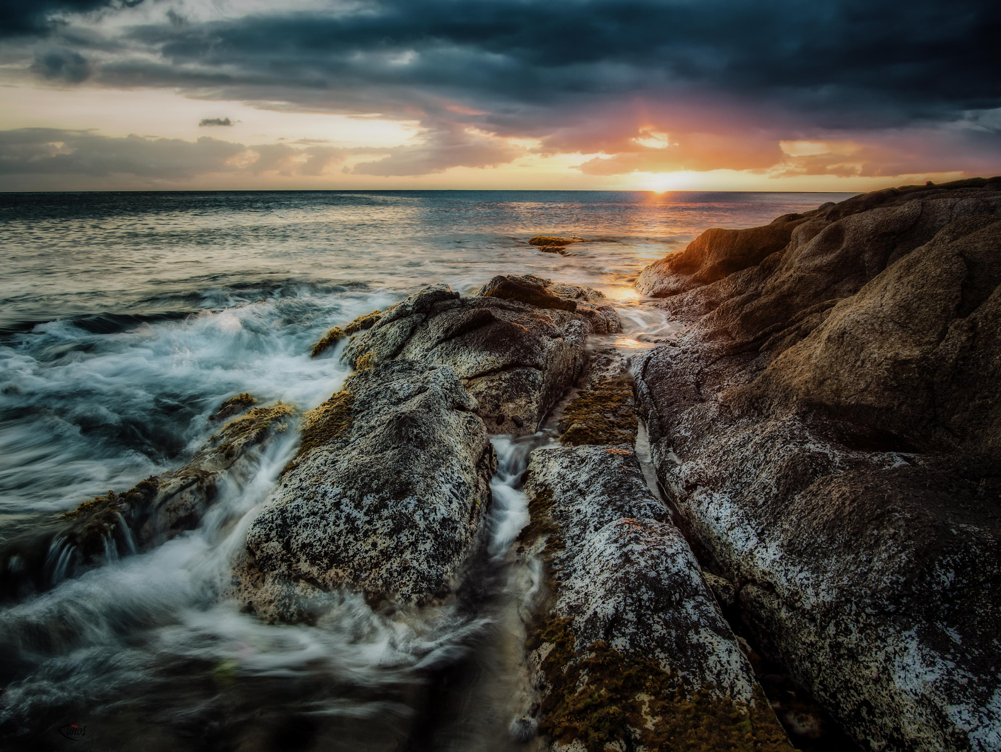 Olympus PEN E-PL7 sample photo. Sunset & storm photography