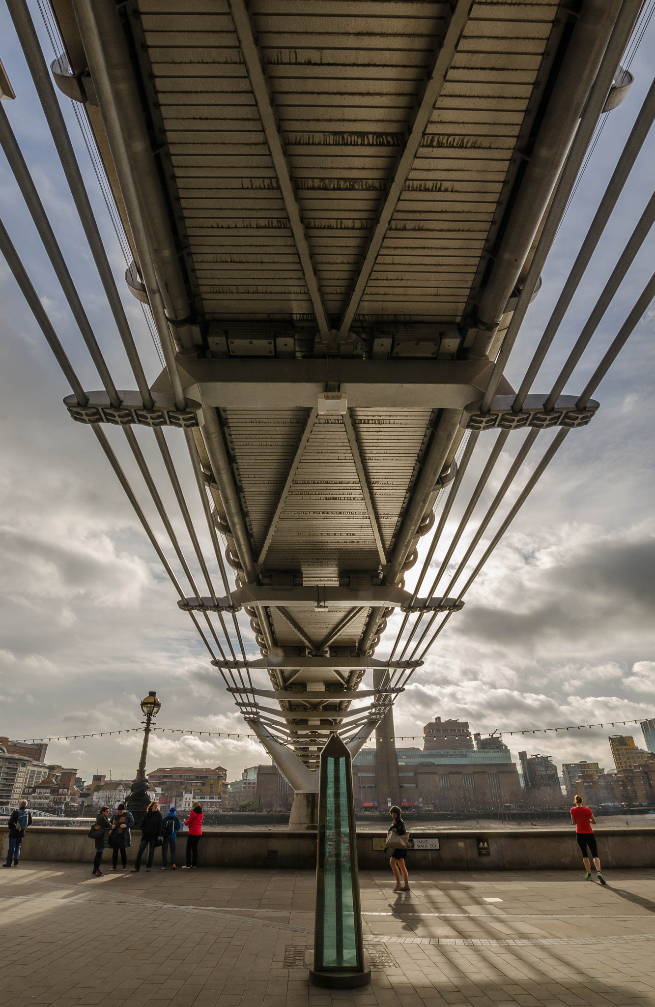 Nikon D7000 + Sigma 10-20mm F3.5 EX DC HSM sample photo. Millennium bridge london photography