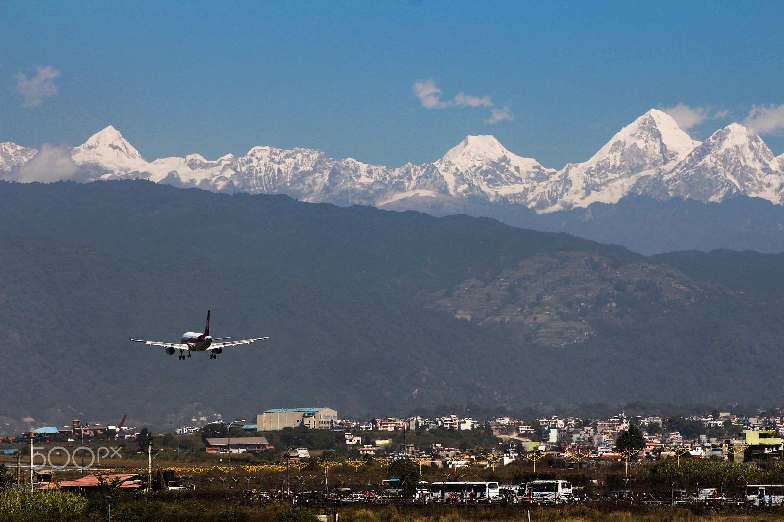 Canon EOS 700D (EOS Rebel T5i / EOS Kiss X7i) + EF75-300mm f/4-5.6 sample photo. Viewing mountain from kathmandu valley photography