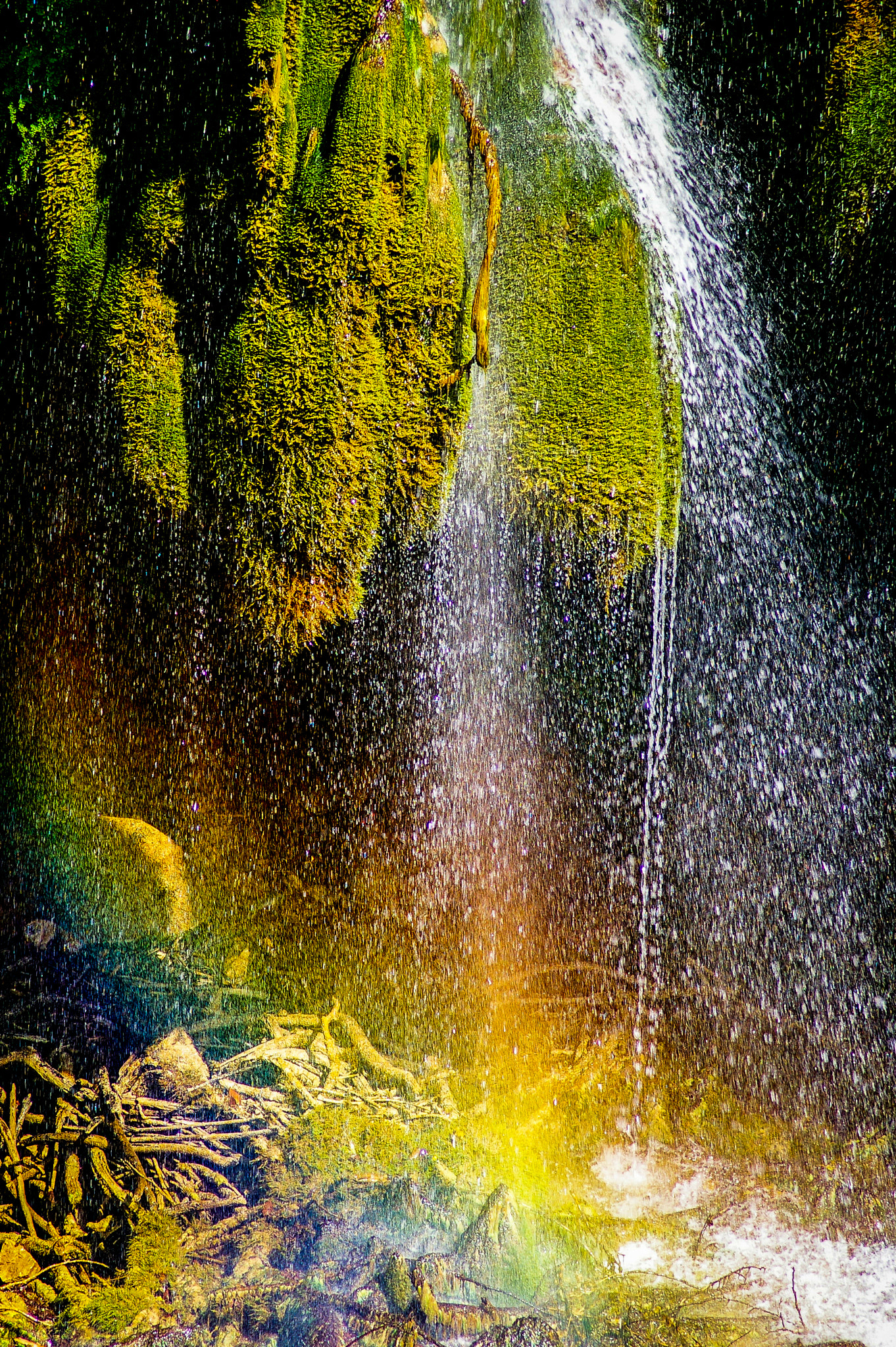 Pentax K100D Super sample photo. La cascade et son spectre... photography