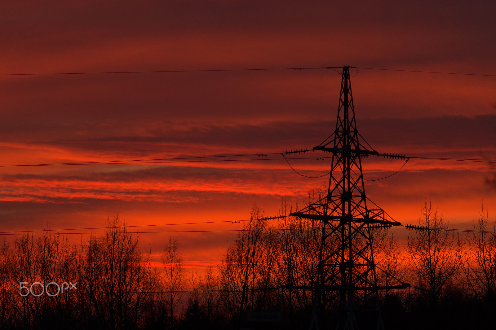 Pentax K-1 sample photo. Urban sunset photography