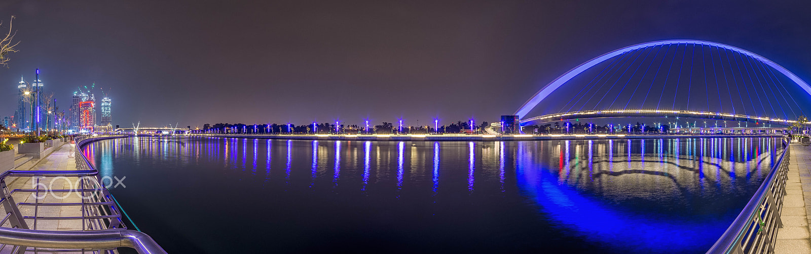 Sigma 10-20mm F4-5.6 EX DC HSM sample photo. Dubai canal photography