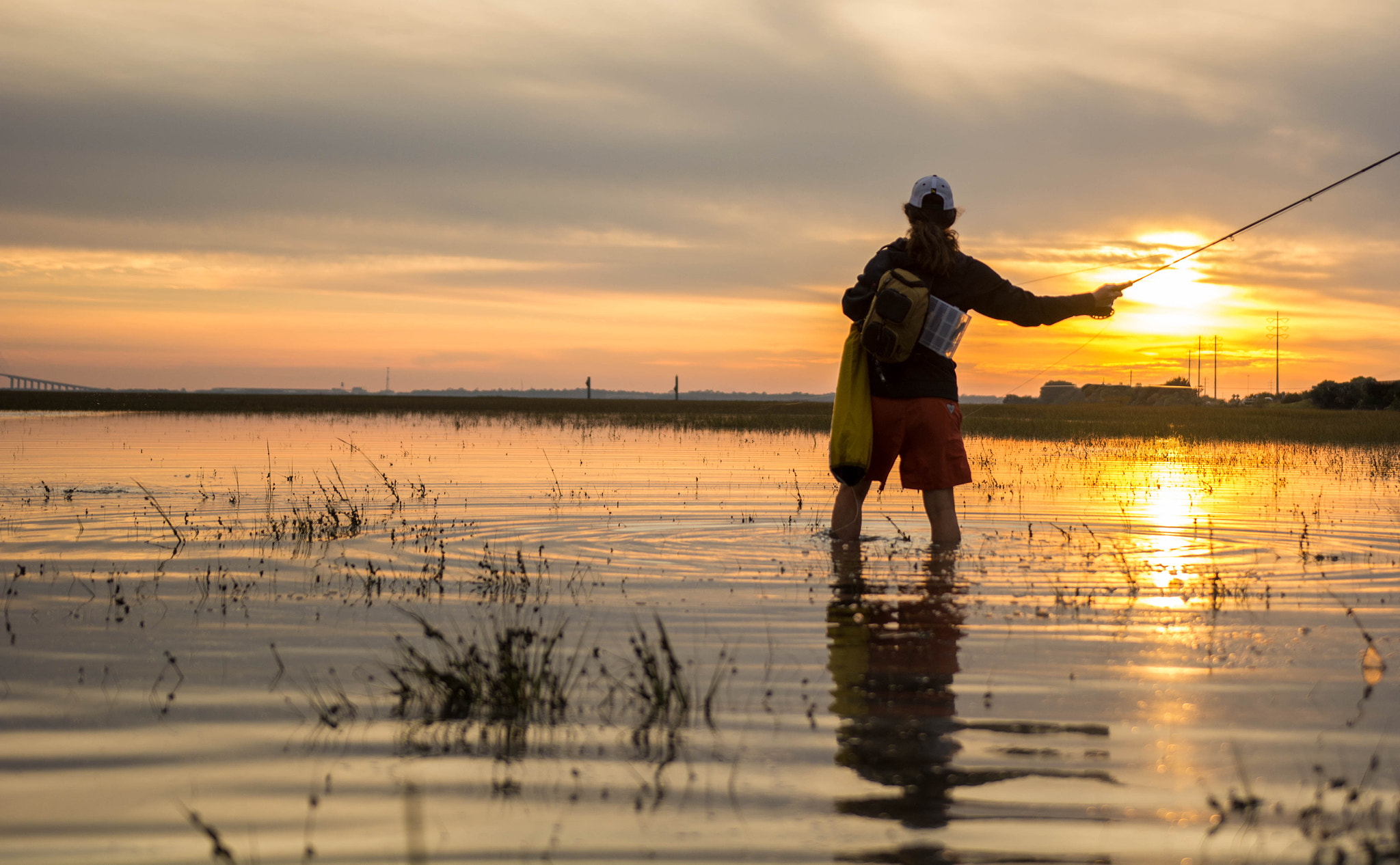 Nikon D5200 sample photo. Walking the marsh photography