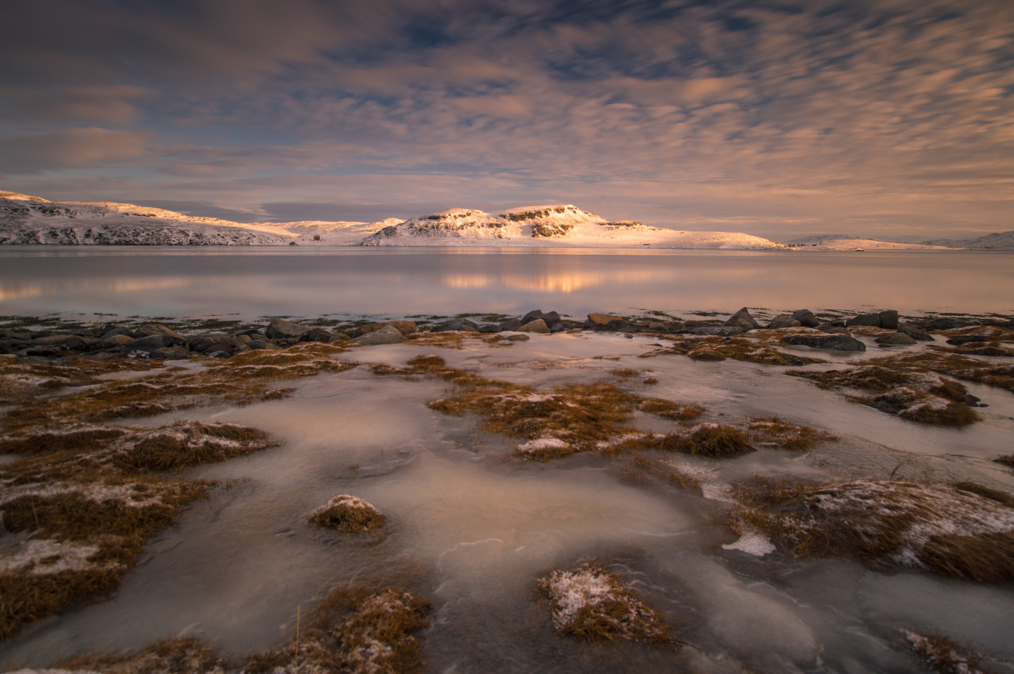 Pentax K-3 sample photo. Sunset in eidvågeid - arctic norway photography