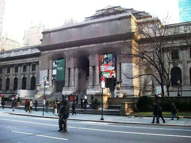 Kodak EASYSHARE C743 ZOOM DIGITAL CAMERA sample photo. New york public library photography
