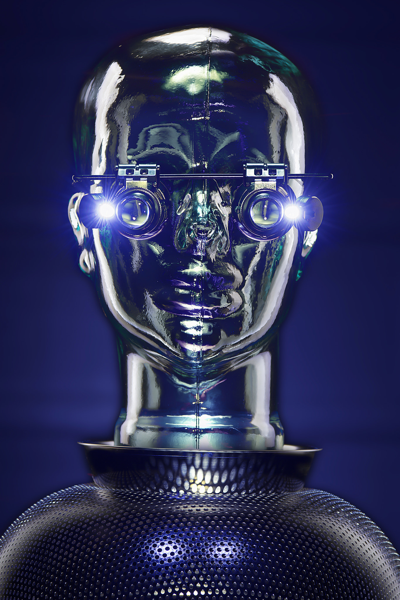 Nikon D7100 sample photo. Robot head photography