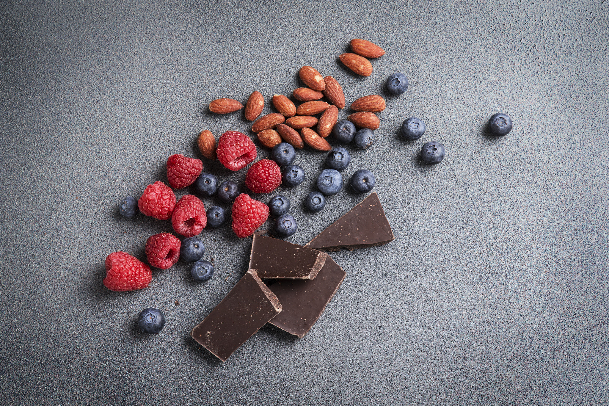 Canon EOS-1D X sample photo. Fresh fruit berries chocolate and nuts photography