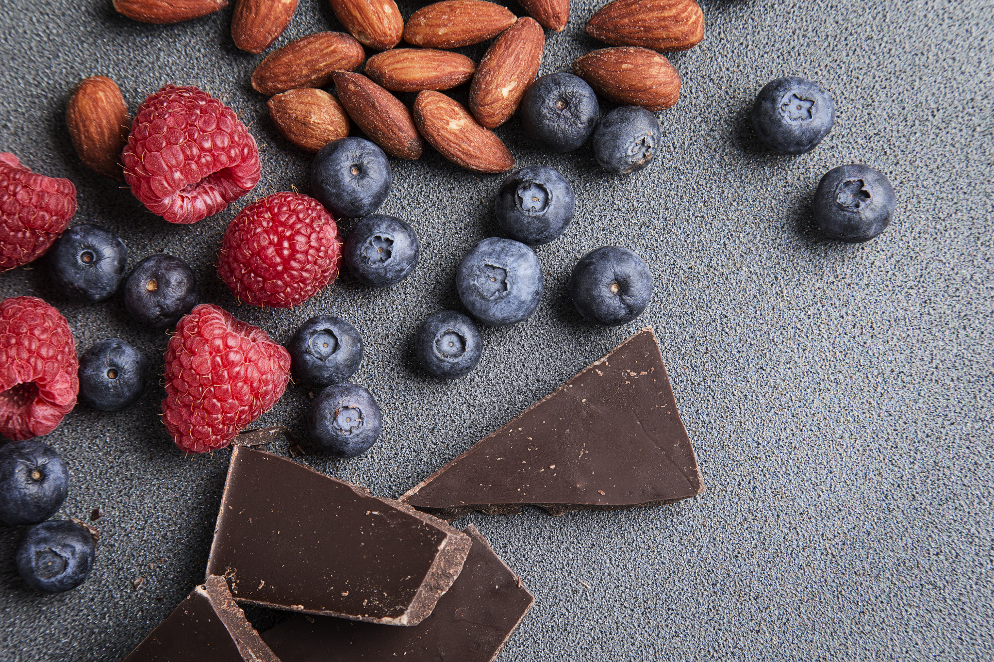 Canon EOS-1D X sample photo. Fresh fruit berries chocolate and nuts photography