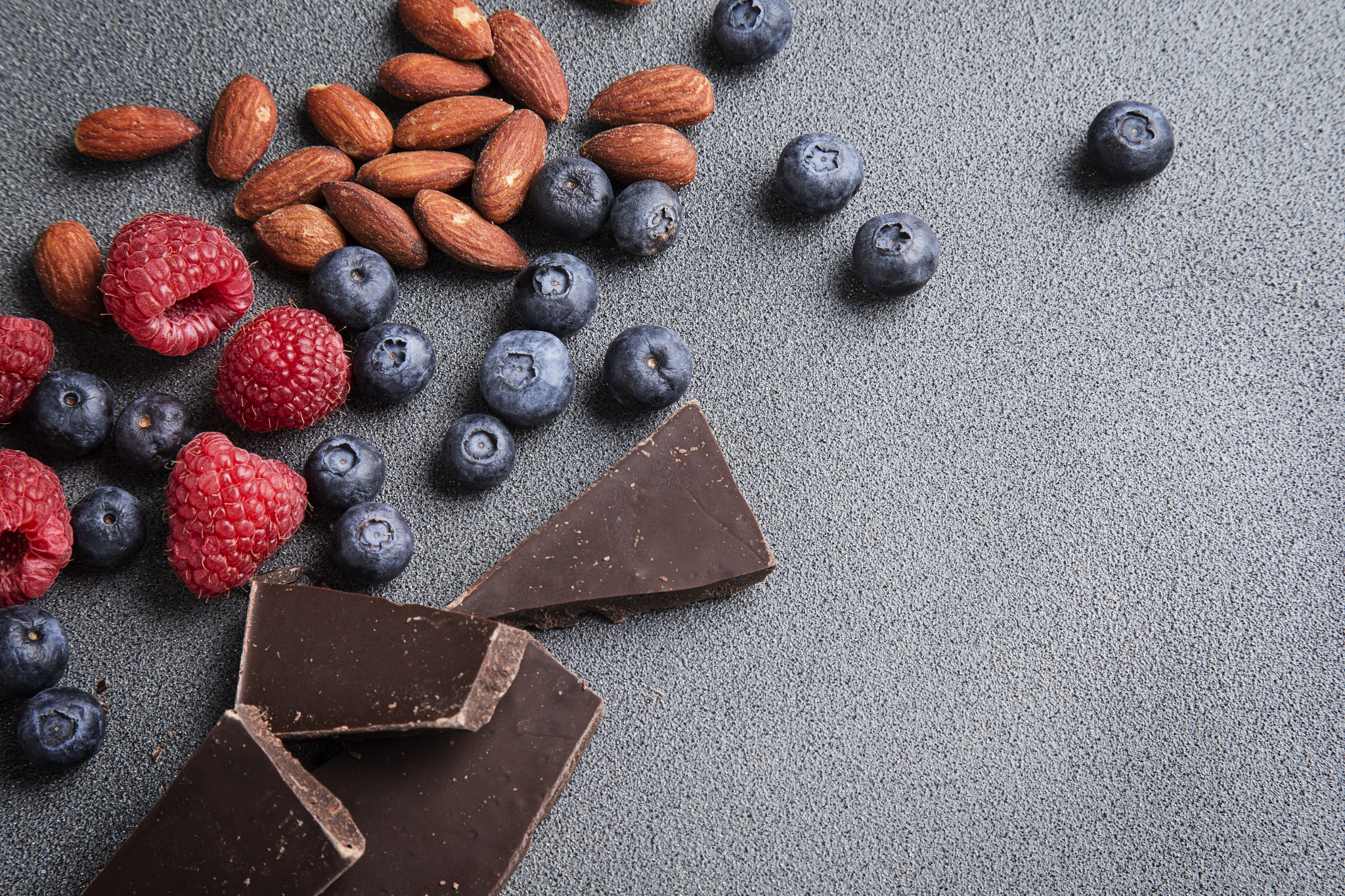 Canon EOS-1D X sample photo. Fresh fruit berries chocolate and nuts photography