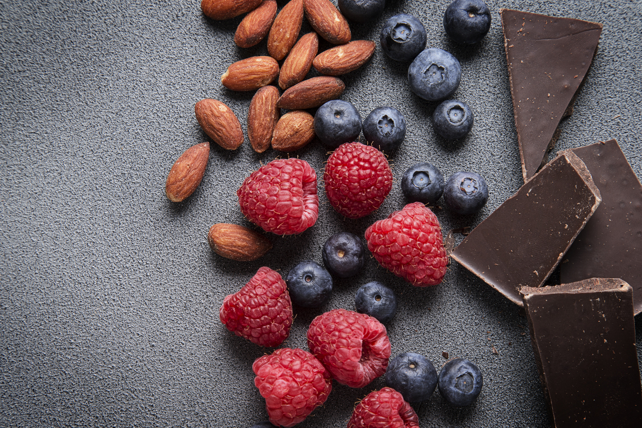 Canon EOS-1D X sample photo. Fresh fruit berries chocolate and nuts photography