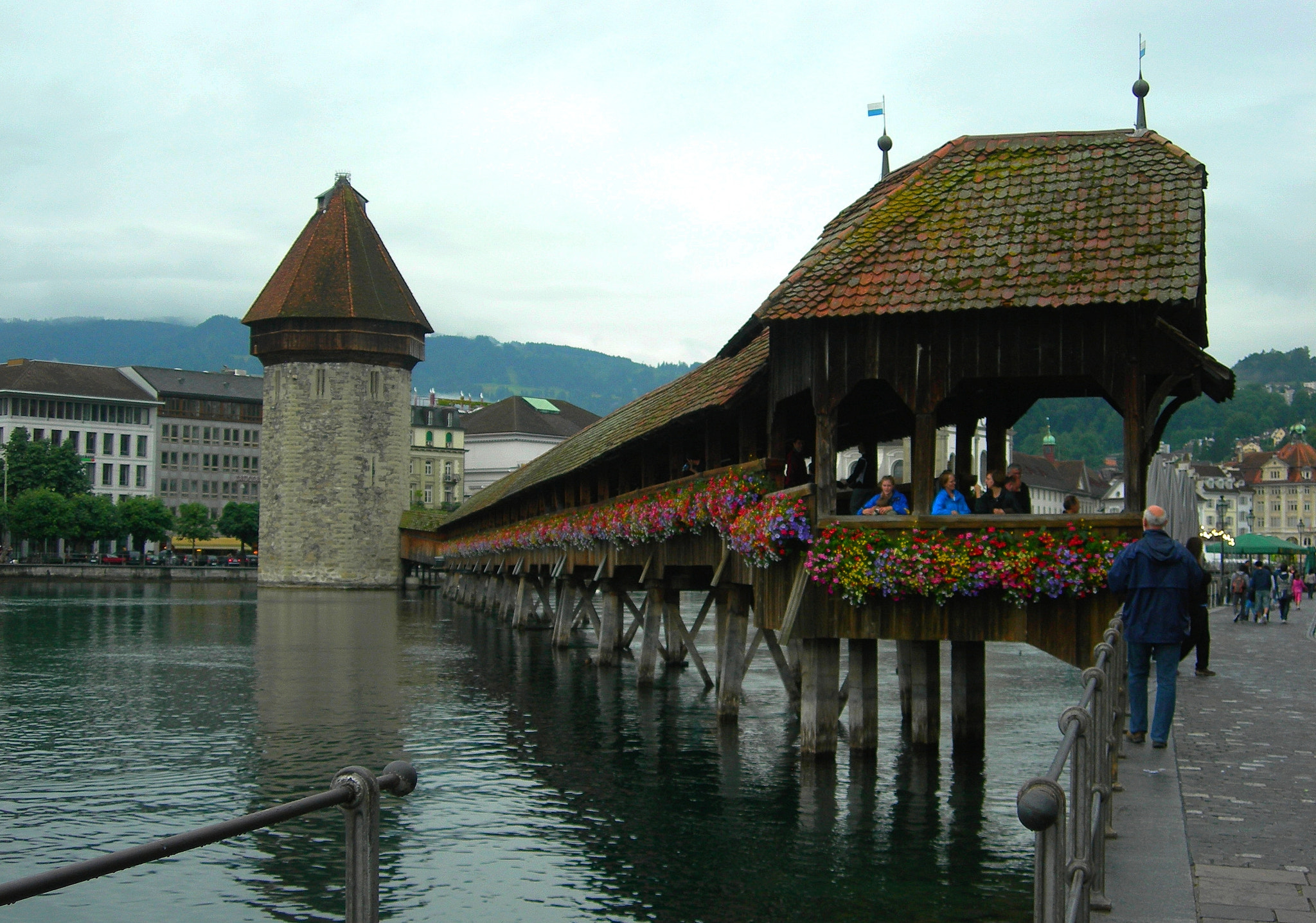 Nikon E7600 sample photo. Lucerna - ponte di legno photography