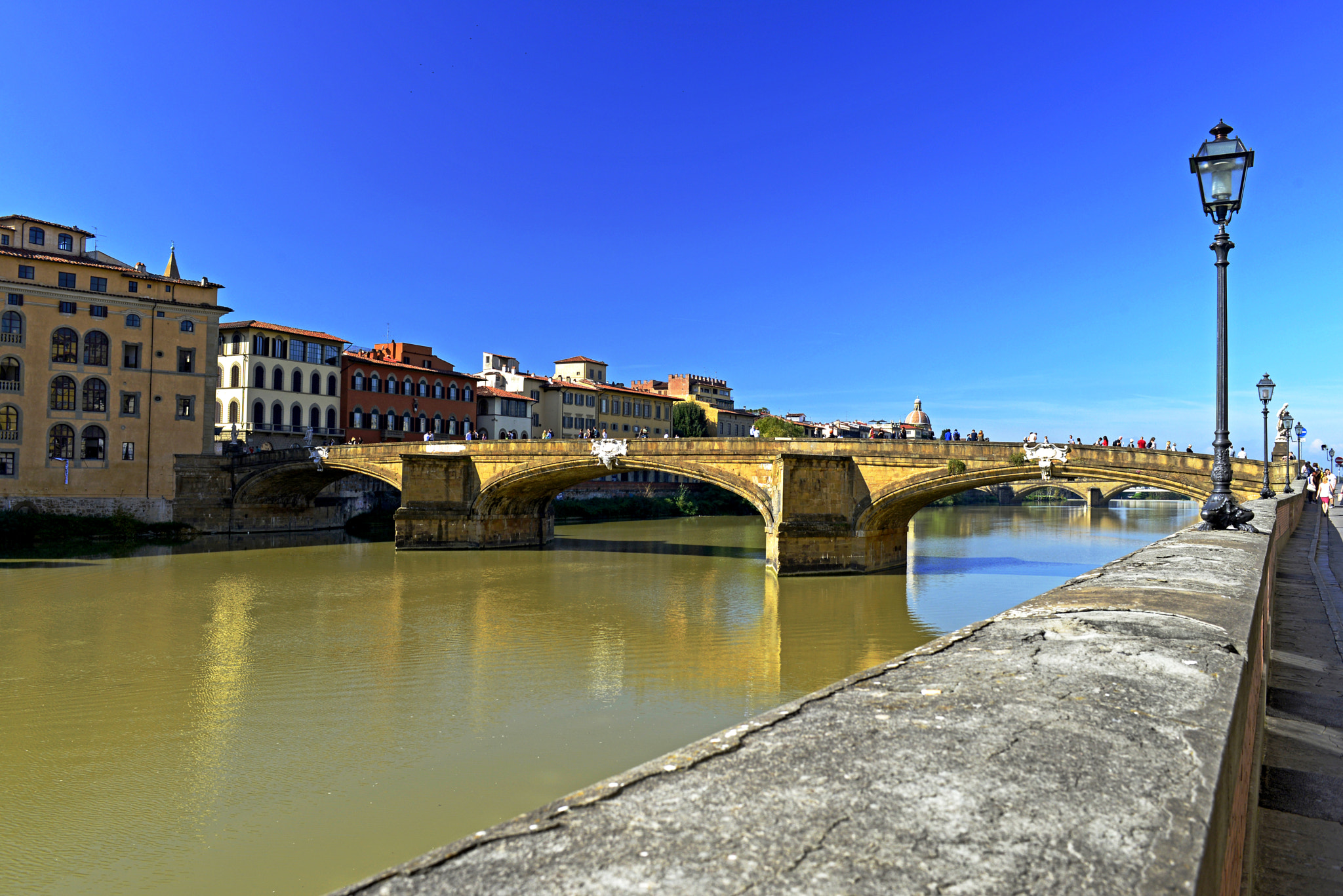 Nikon D610 + Nikon AF Nikkor 28mm F2.8D sample photo. Bridge in florence ii photography