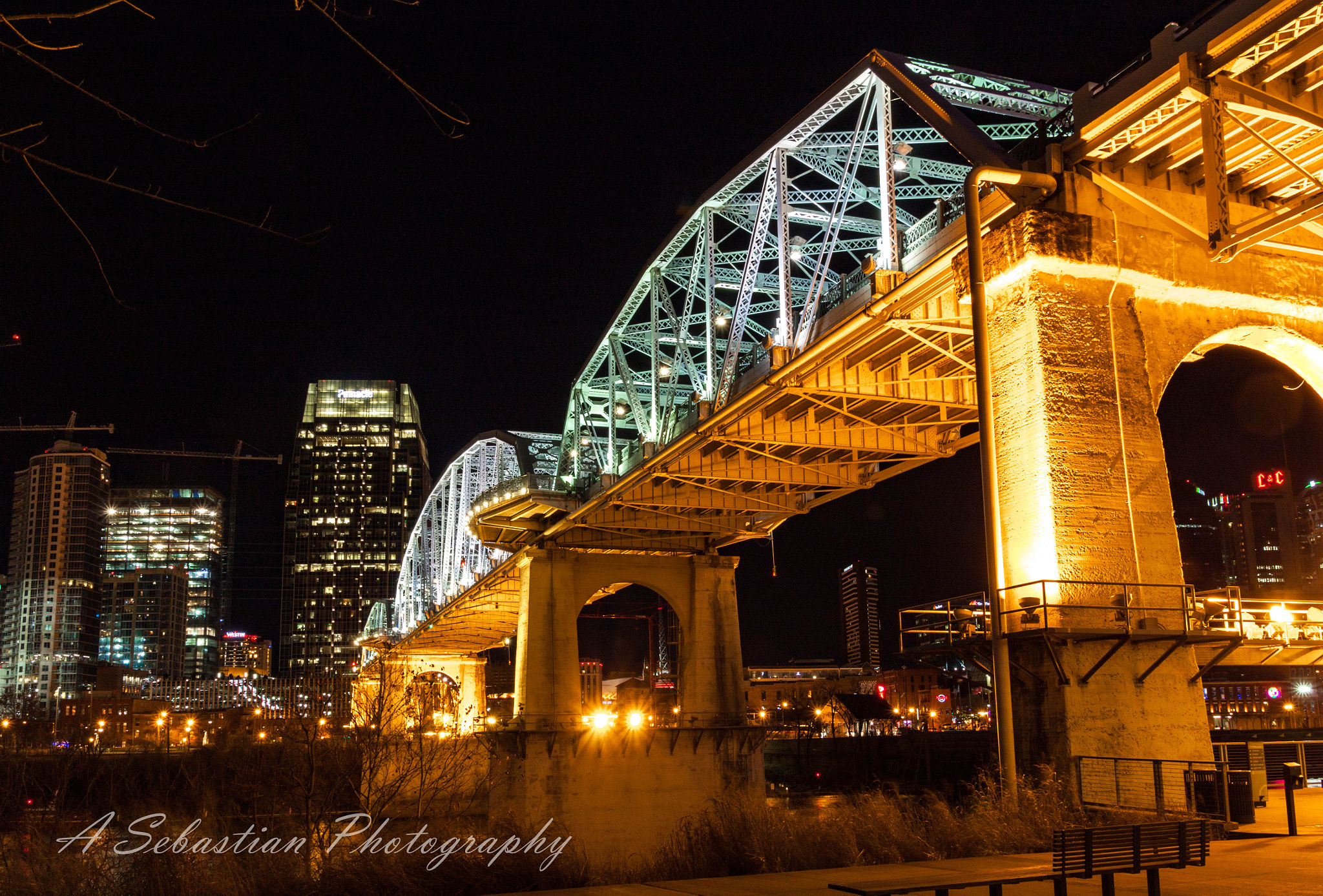 Sigma 18-250mm F3.5-6.3 DC OS HSM sample photo. John seigenthaler pedestrian bridge photography