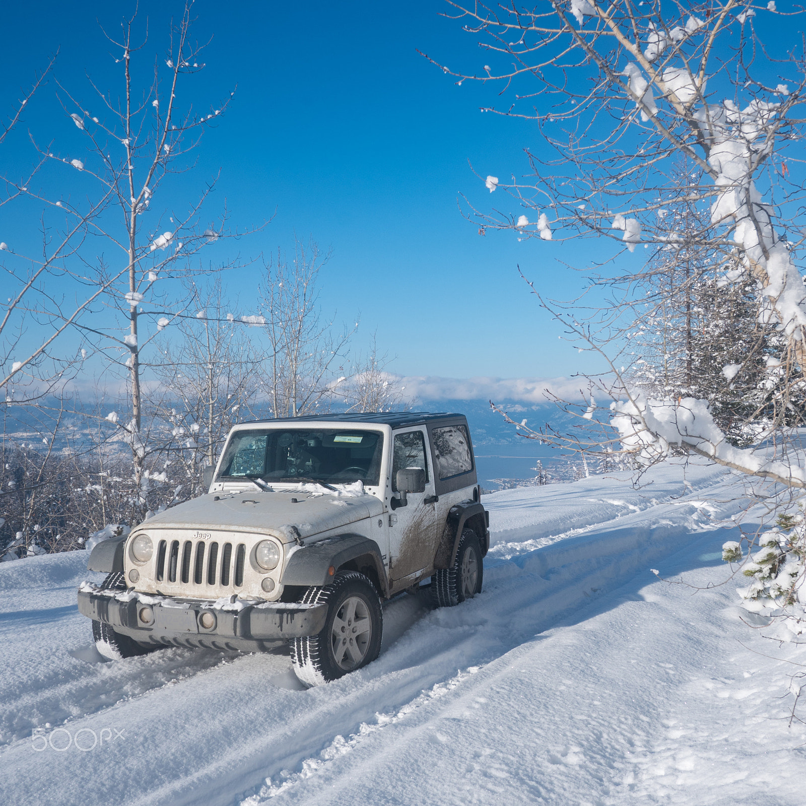 Panasonic Lumix G Vario 7-14mm F4 ASPH sample photo. Jeep snowkvr photography