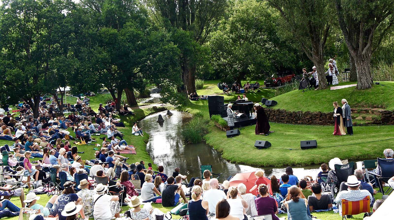 Sony Alpha NEX-5 sample photo. Mozart opera in a park photography