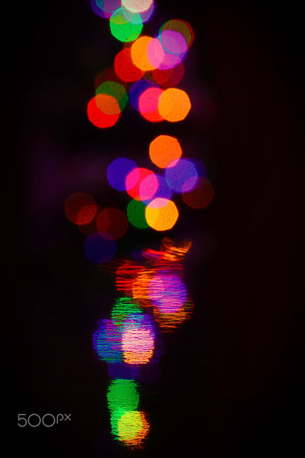 Nikon D3100 sample photo. Fairylight orbs photography