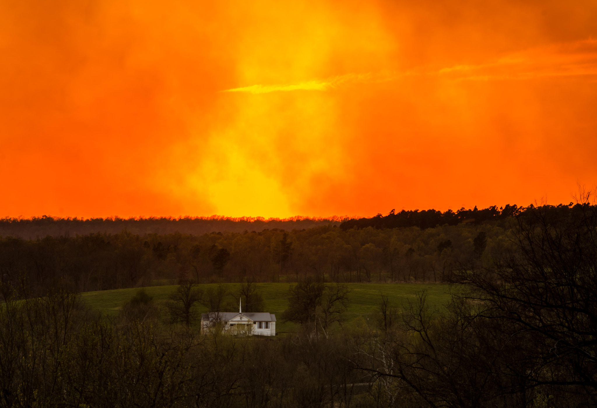Sigma 150-500mm F5-6.3 DG OS HSM sample photo. Sky on fire photography