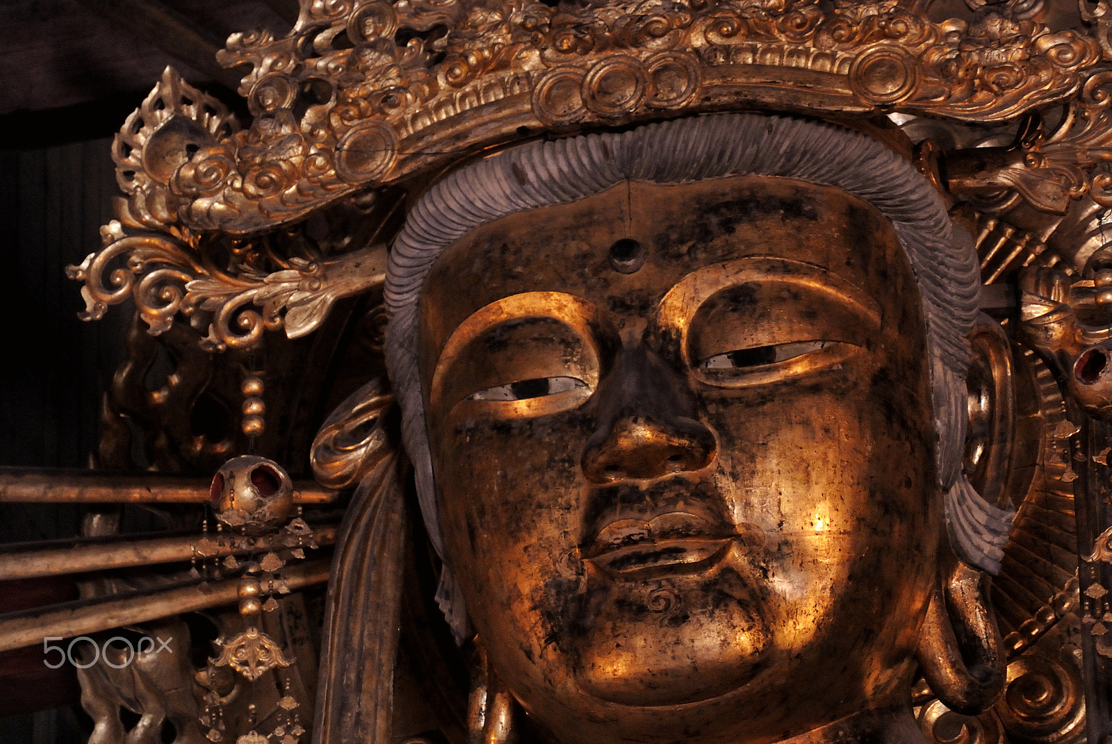 Nikon 1 Nikkor VR 30-110mm F3.8-5.6 sample photo. Buddha statue - nara photography