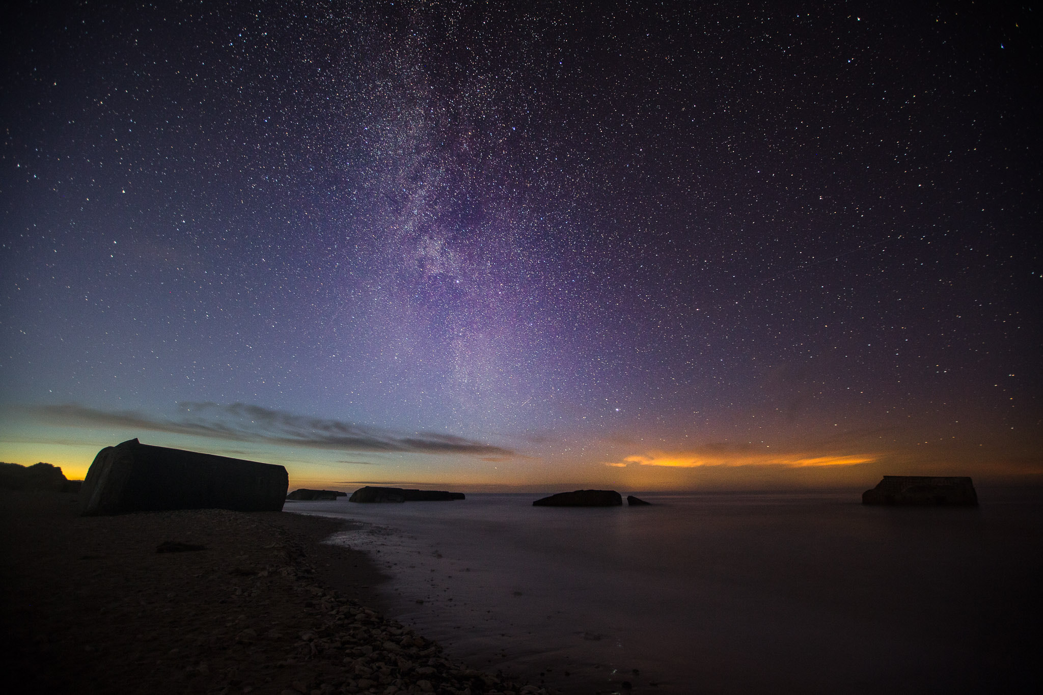 Canon EF 16-35mm F2.8L II USM sample photo. Vigsø @ night photography
