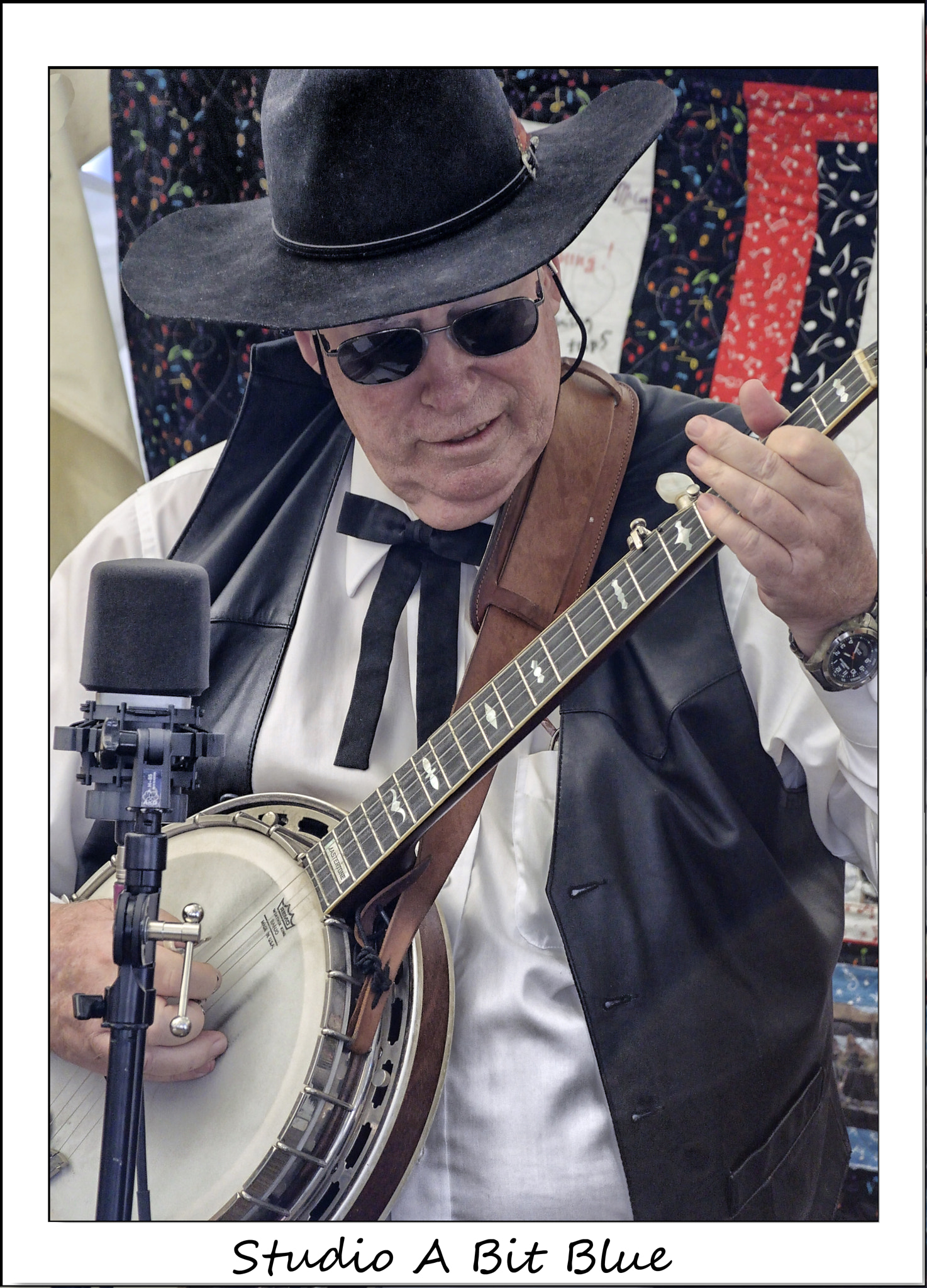 Nikon 1 V2 sample photo. The banjo player photography