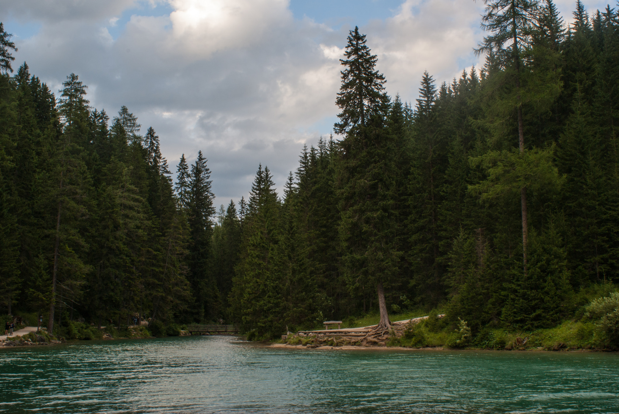 Sony Alpha DSLR-A230 sample photo. Lago di braies photography