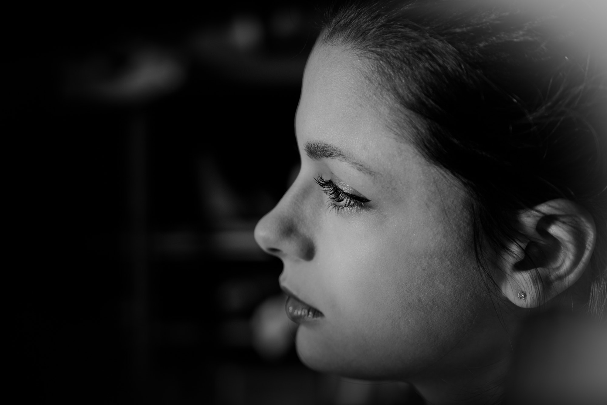 Nikon D800 sample photo. Eyelash photography