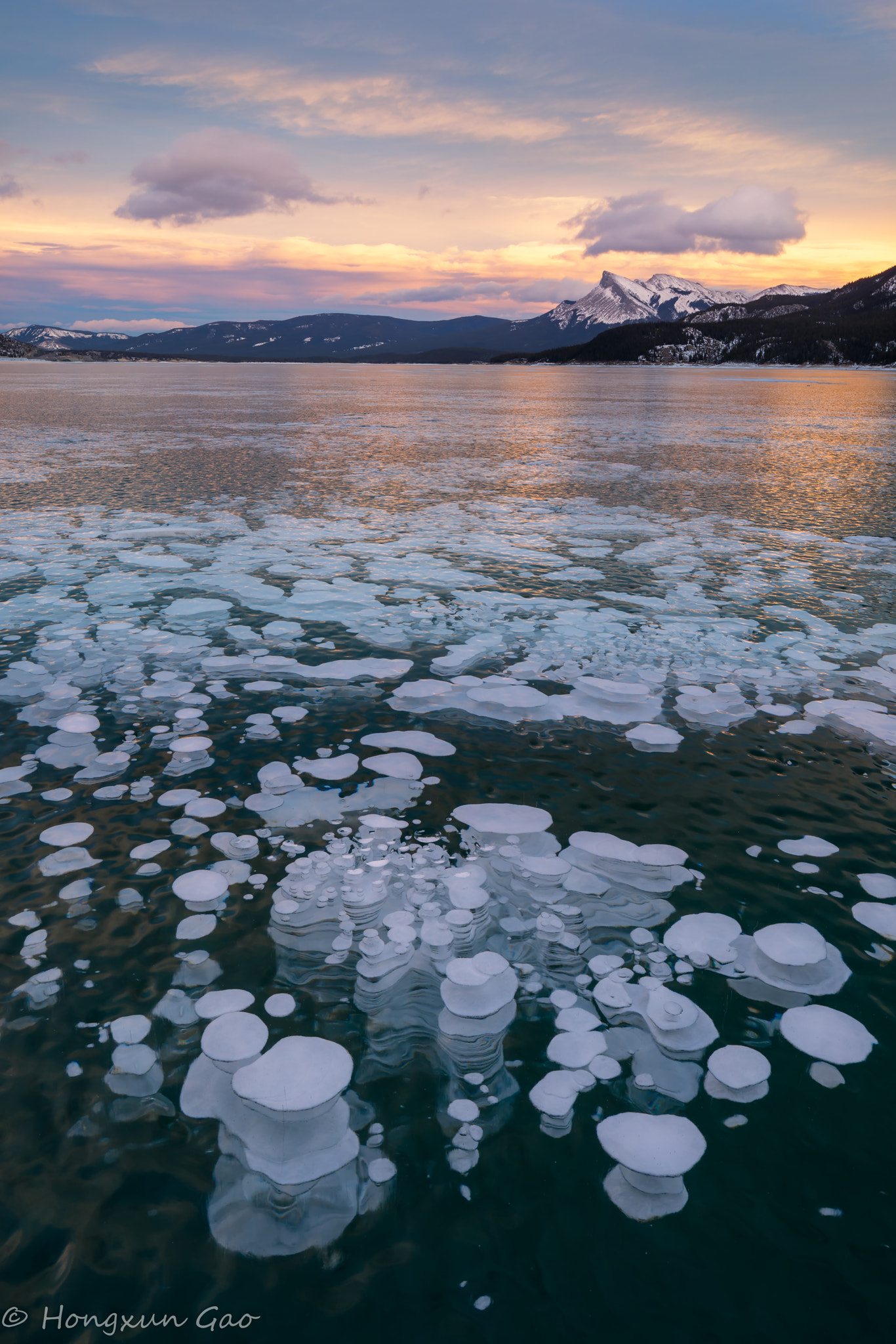 Canon TS-E 24.0mm f/3.5 L II sample photo. Frozen lake photography