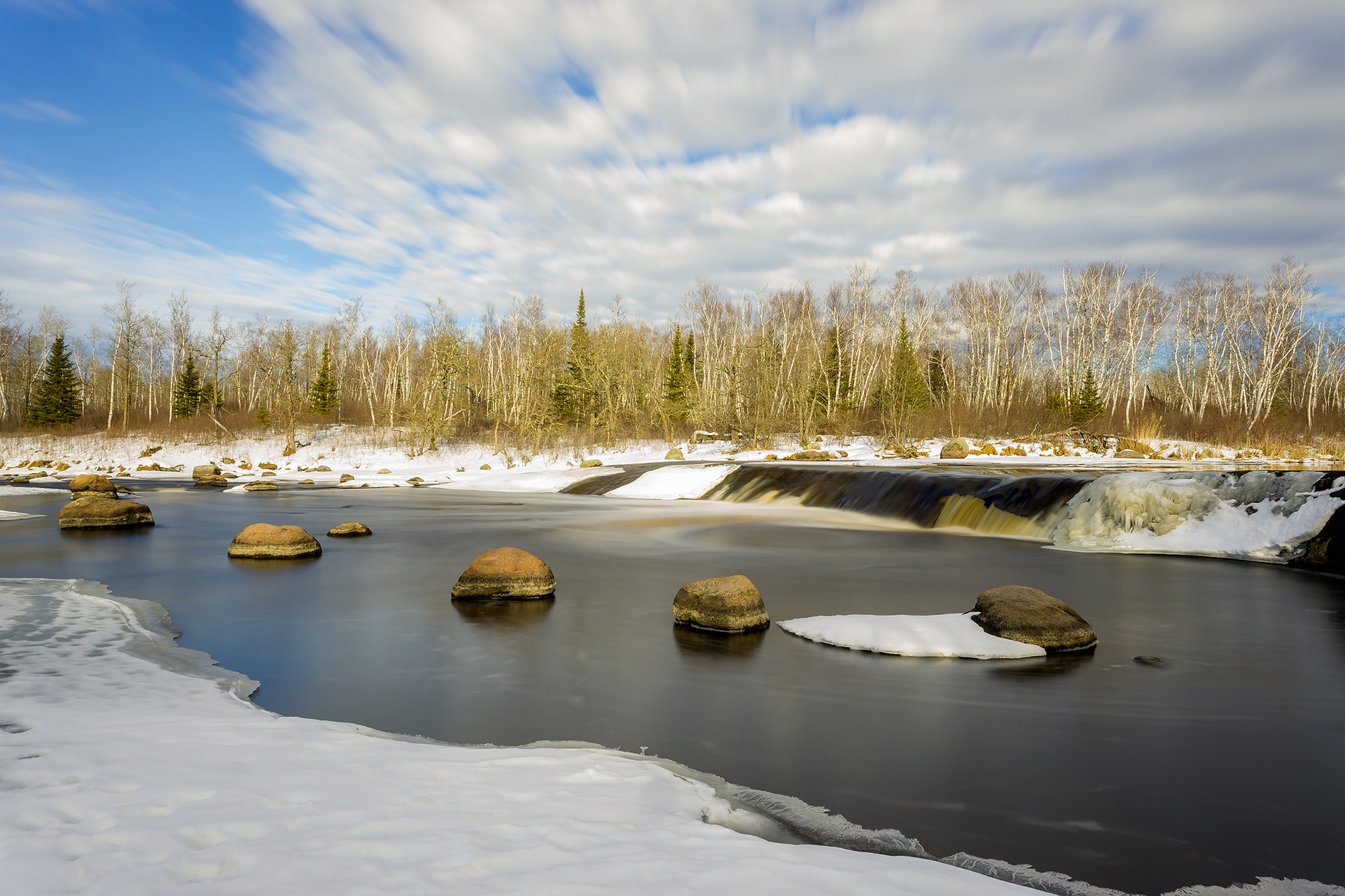 Sigma 24-70mm F2.8 EX DG HSM sample photo. Breaking the winter freeze photography