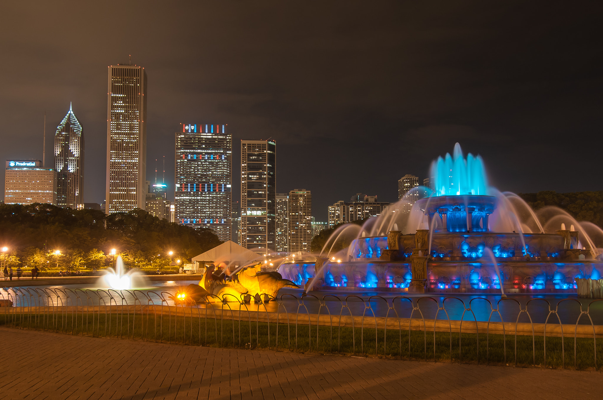 Nikon D300S sample photo. Night chicago photography