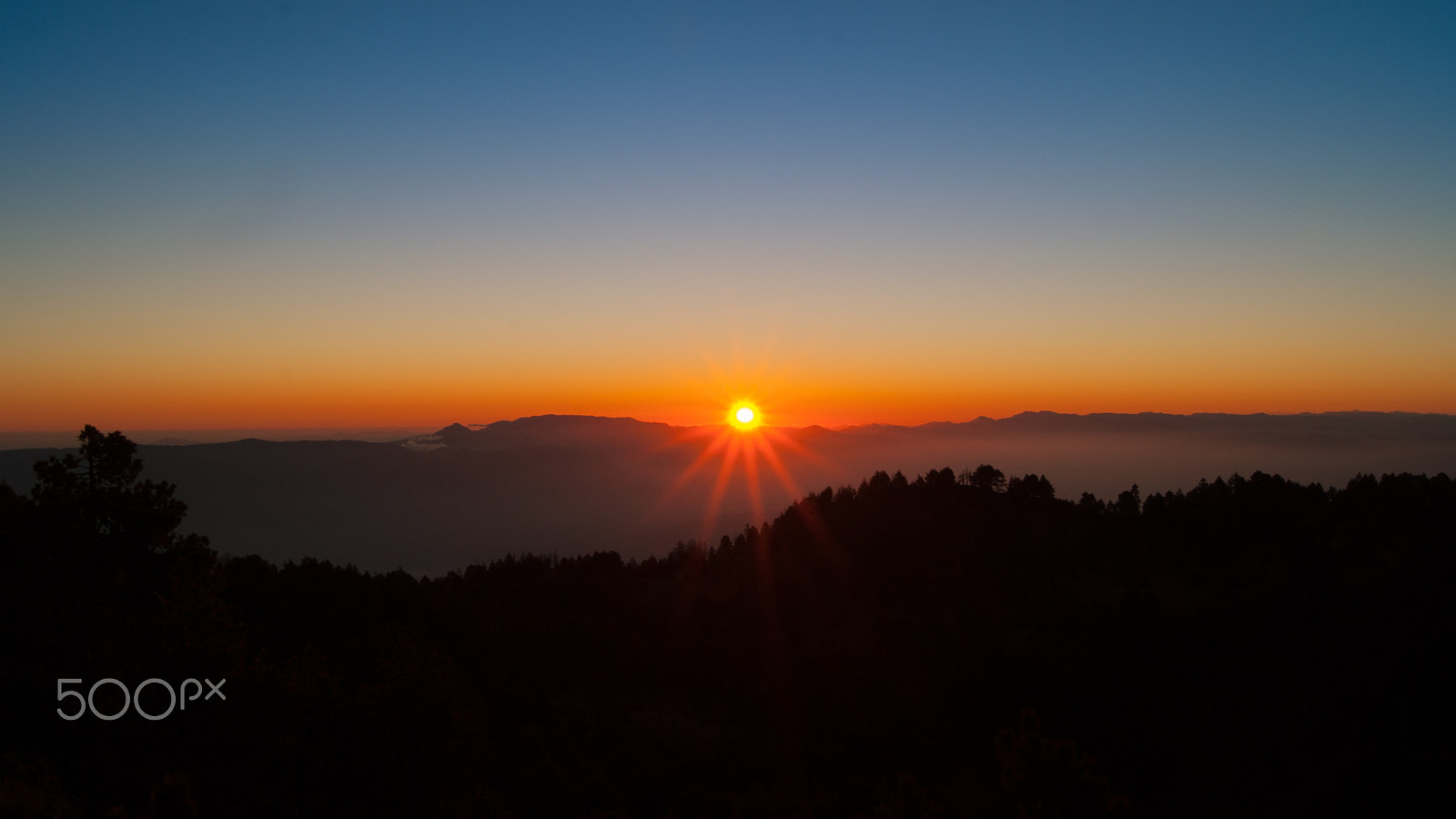Sony Alpha DSLR-A380 sample photo. Sunset from the volcano photography