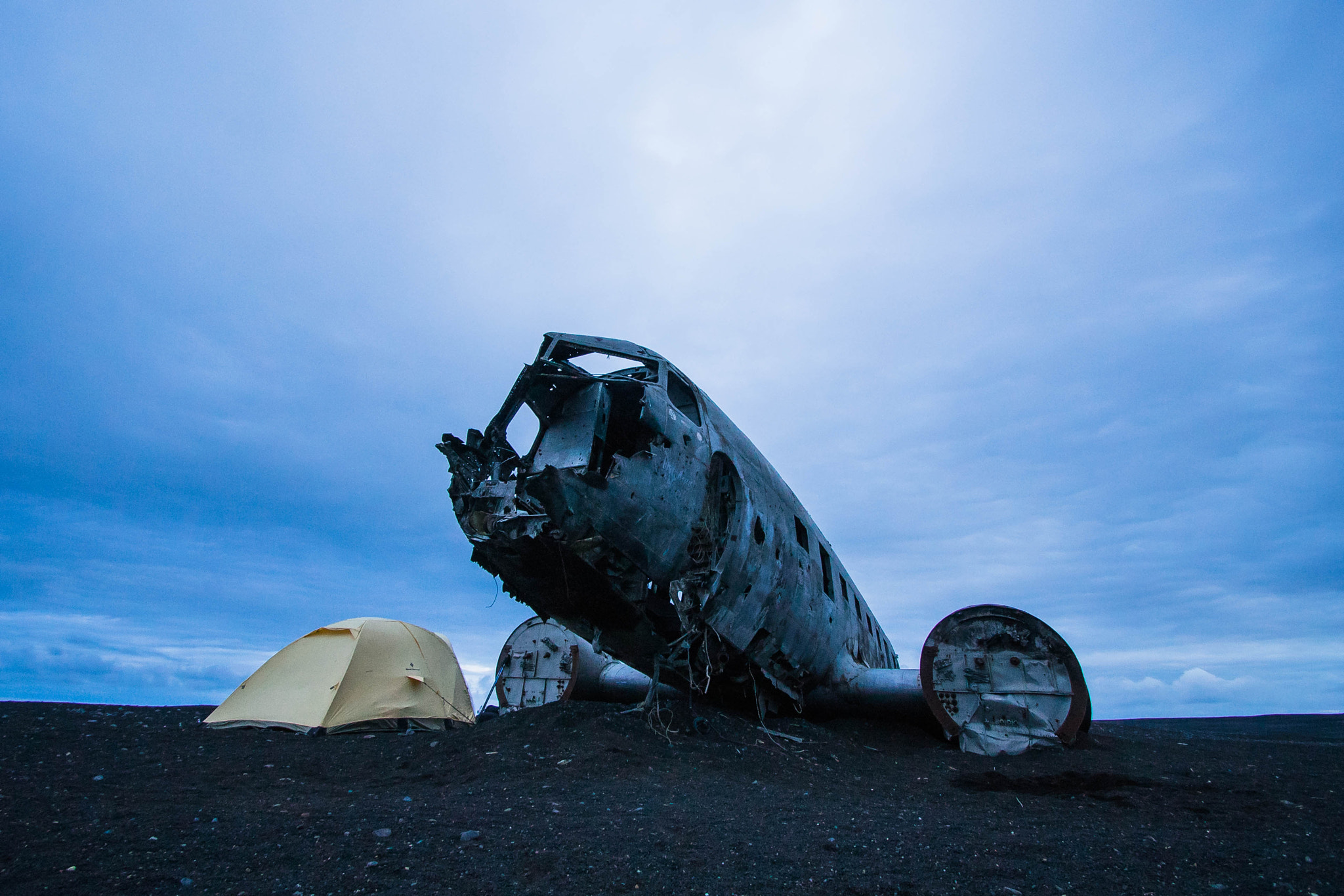 Canon EF-S 10-22mm F3.5-4.5 USM sample photo. Plane wreck photography