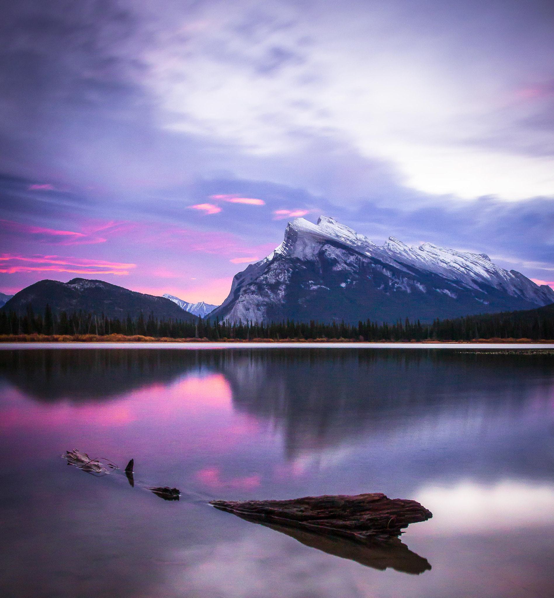 Canon EOS 50D + Canon EF 17-40mm F4L USM sample photo. Rundle sunrise photography