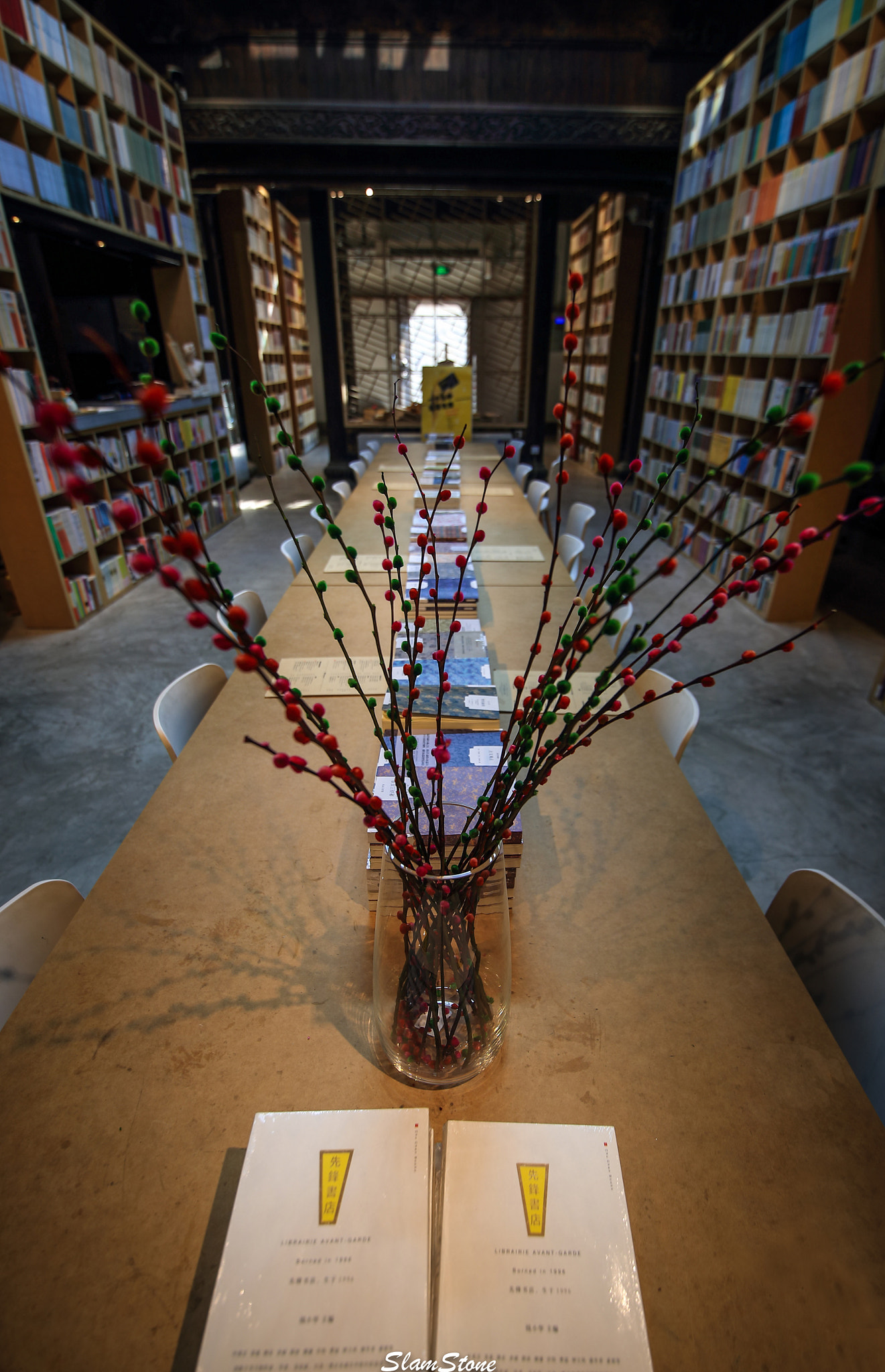 Canon EF 300mm f/2.8L sample photo. Book store photography