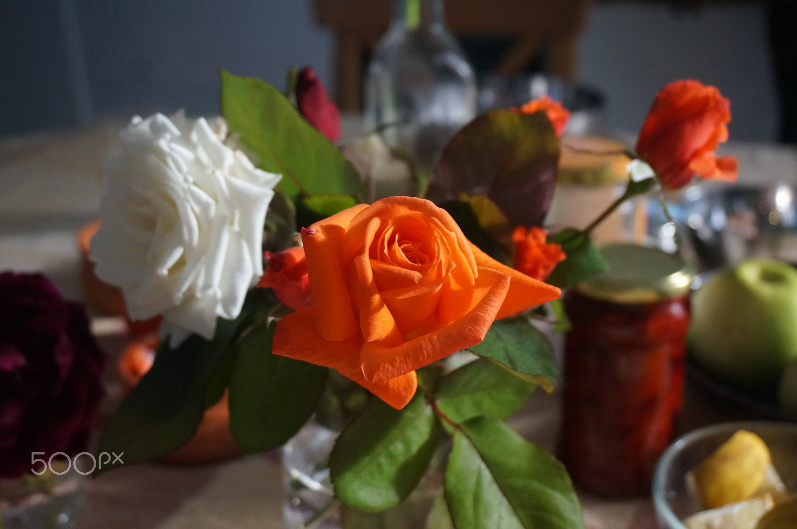 Sony Alpha NEX-5T sample photo. Still life with roses photography