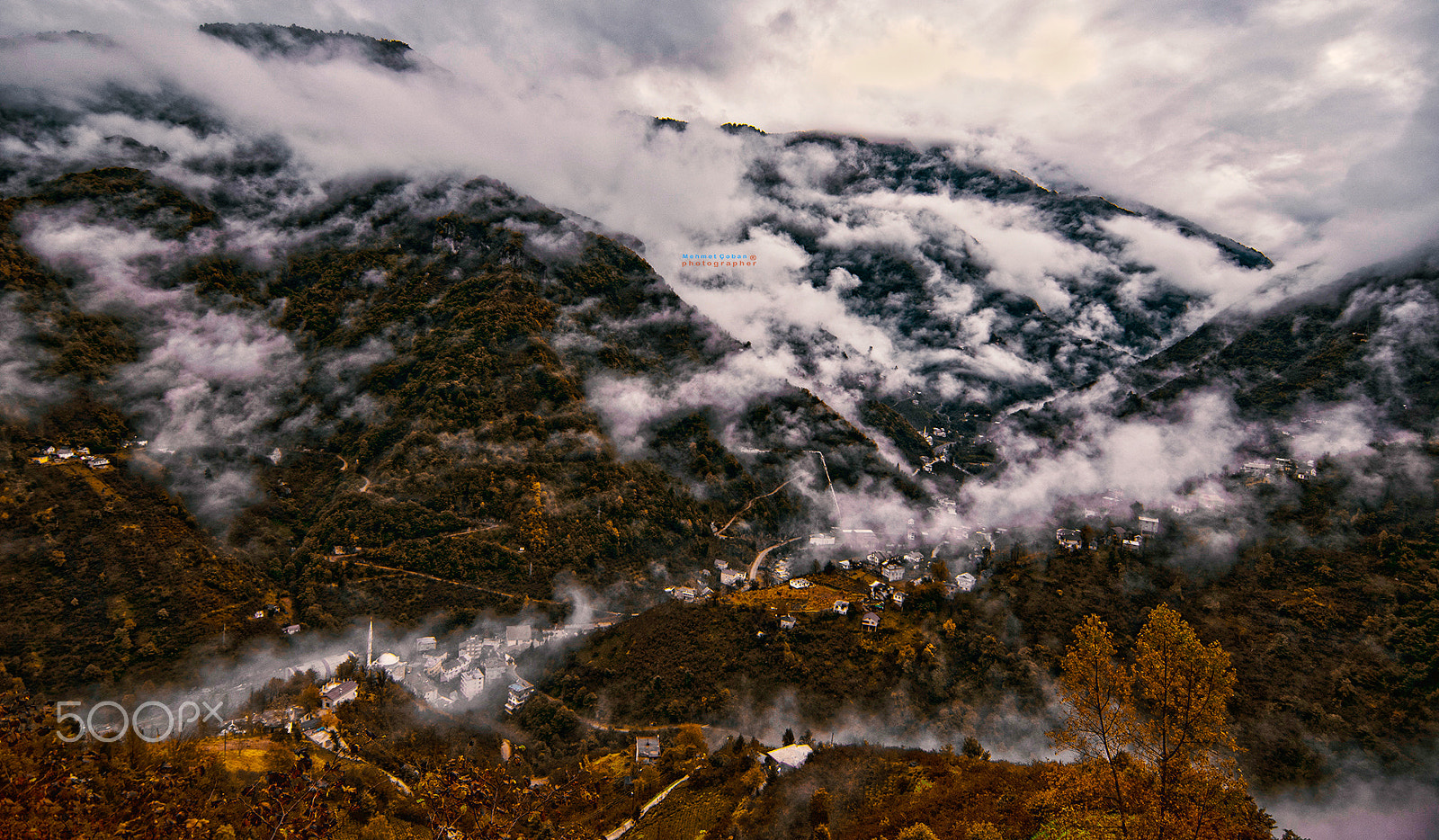 Pentax K-3 II sample photo. Village raining photography