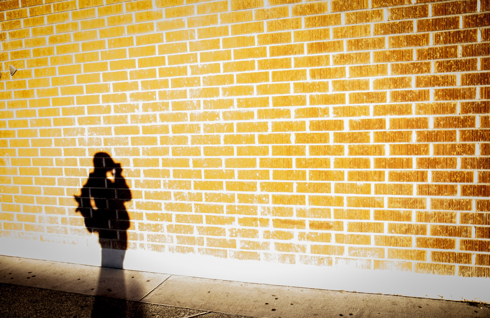 Canon EOS 1000D (EOS Digital Rebel XS / EOS Kiss F) sample photo. Brick shadow large photography