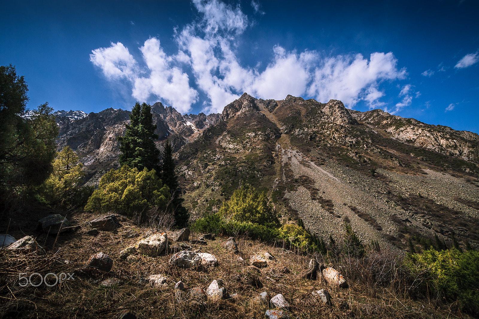 Canon EOS 30D sample photo. Ala archa mountain peak photography