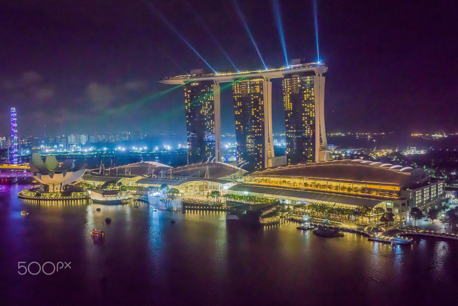 Sony a6000 + Sony E 18-55mm F3.5-5.6 OSS sample photo. Marina bay sands singapore photography