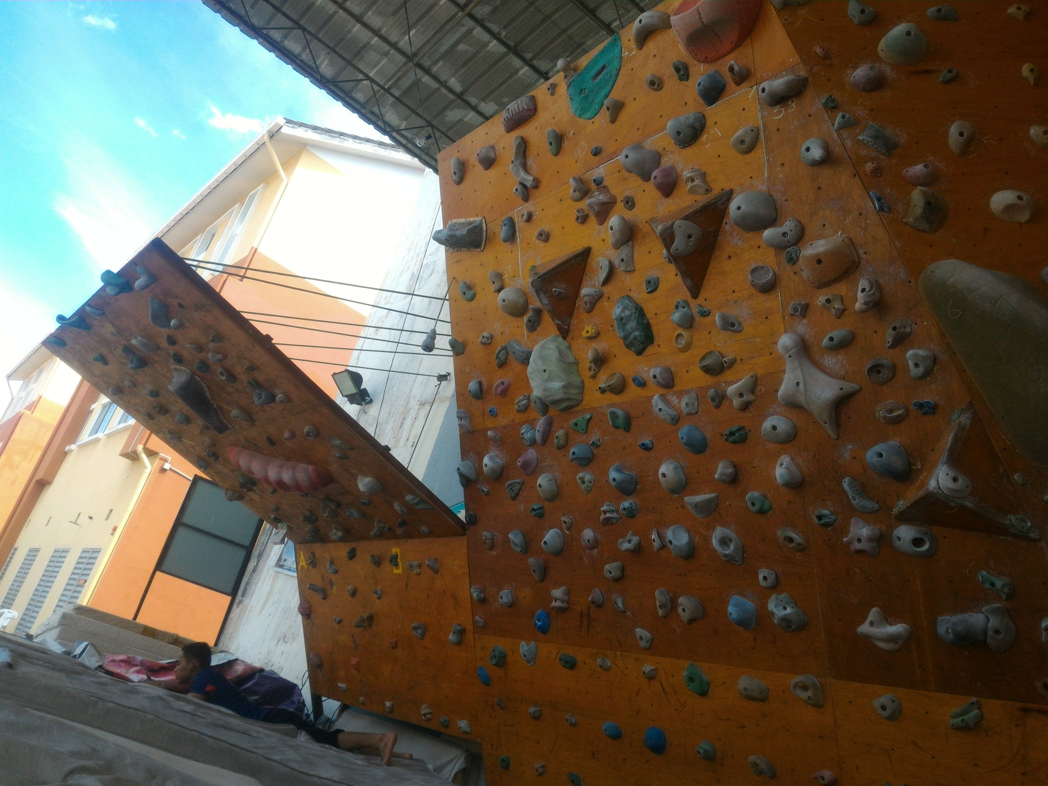 ASUS Z008D sample photo. Wall climbing photography