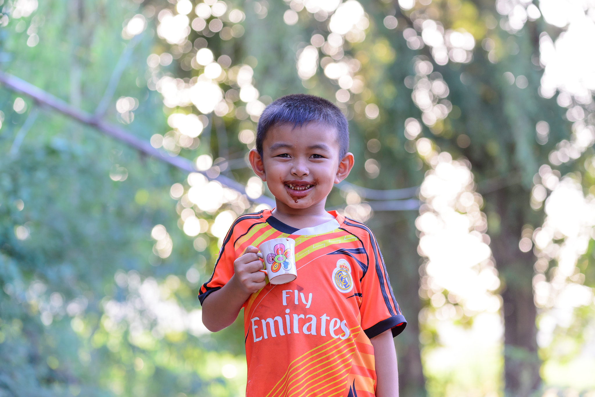 Nikon AF-S Nikkor 70-200mm F4G ED VR sample photo. Kanchanaburi, thailand - 2015 december 02: unidentified thai boy photography
