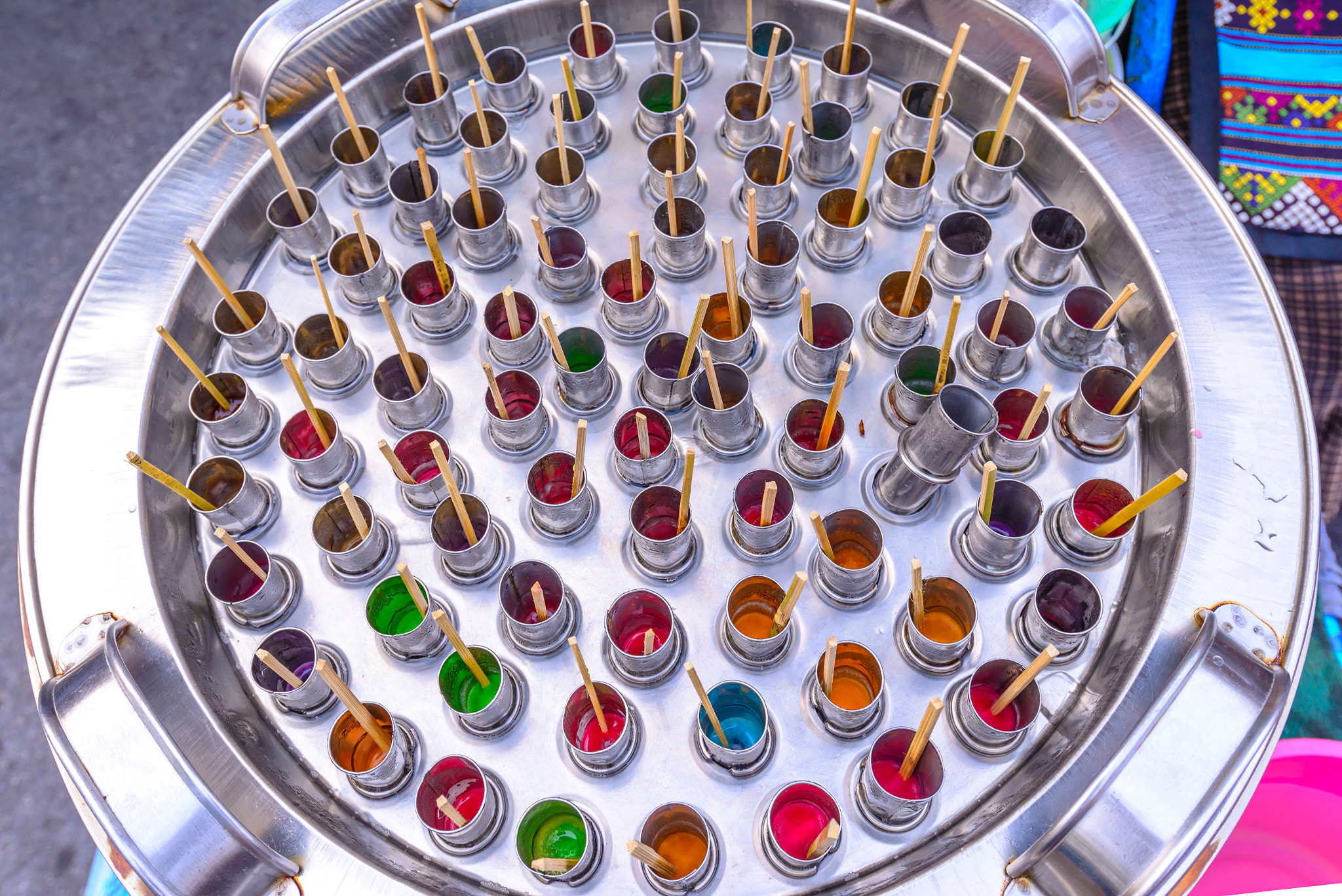 Nikon AF-S Nikkor 18-35mm F3.5-4.5G ED sample photo. Making ice cream tube, pouring soft drink to the tube and rotati photography