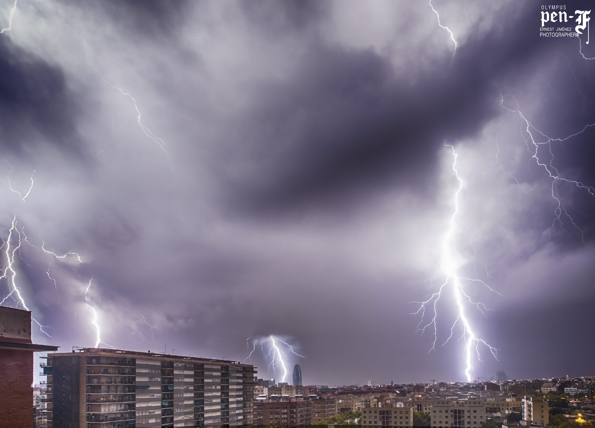 Olympus PEN E-PL7 sample photo. My personal lightning storm !!! photography