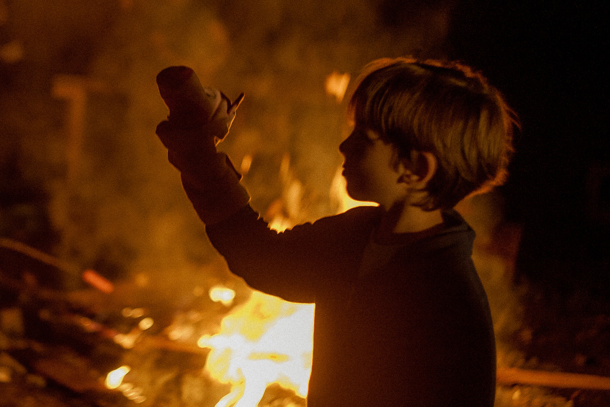 Canon EF 28-80mm f/3.5-5.6 sample photo. Fire photography