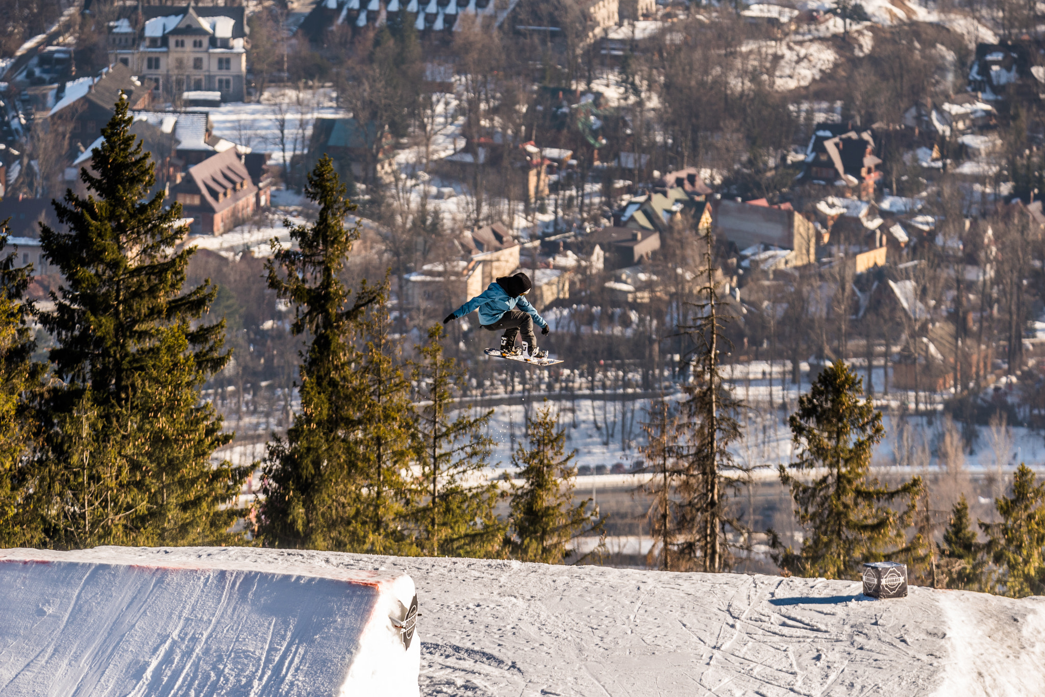 Nikon D750 + Sigma 50mm F2.8 EX DG Macro sample photo. Zakopane - gubałówka snowpark photography