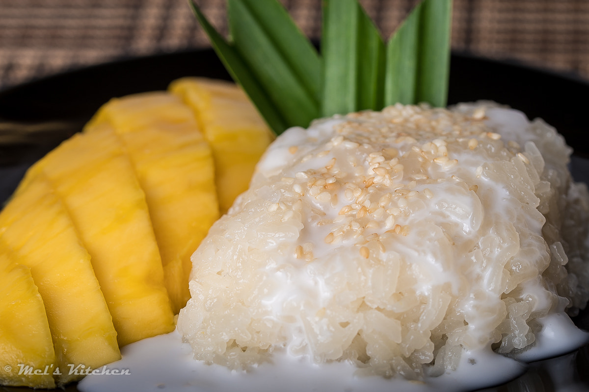 Nikon D500 sample photo. Mango sticky rice photography
