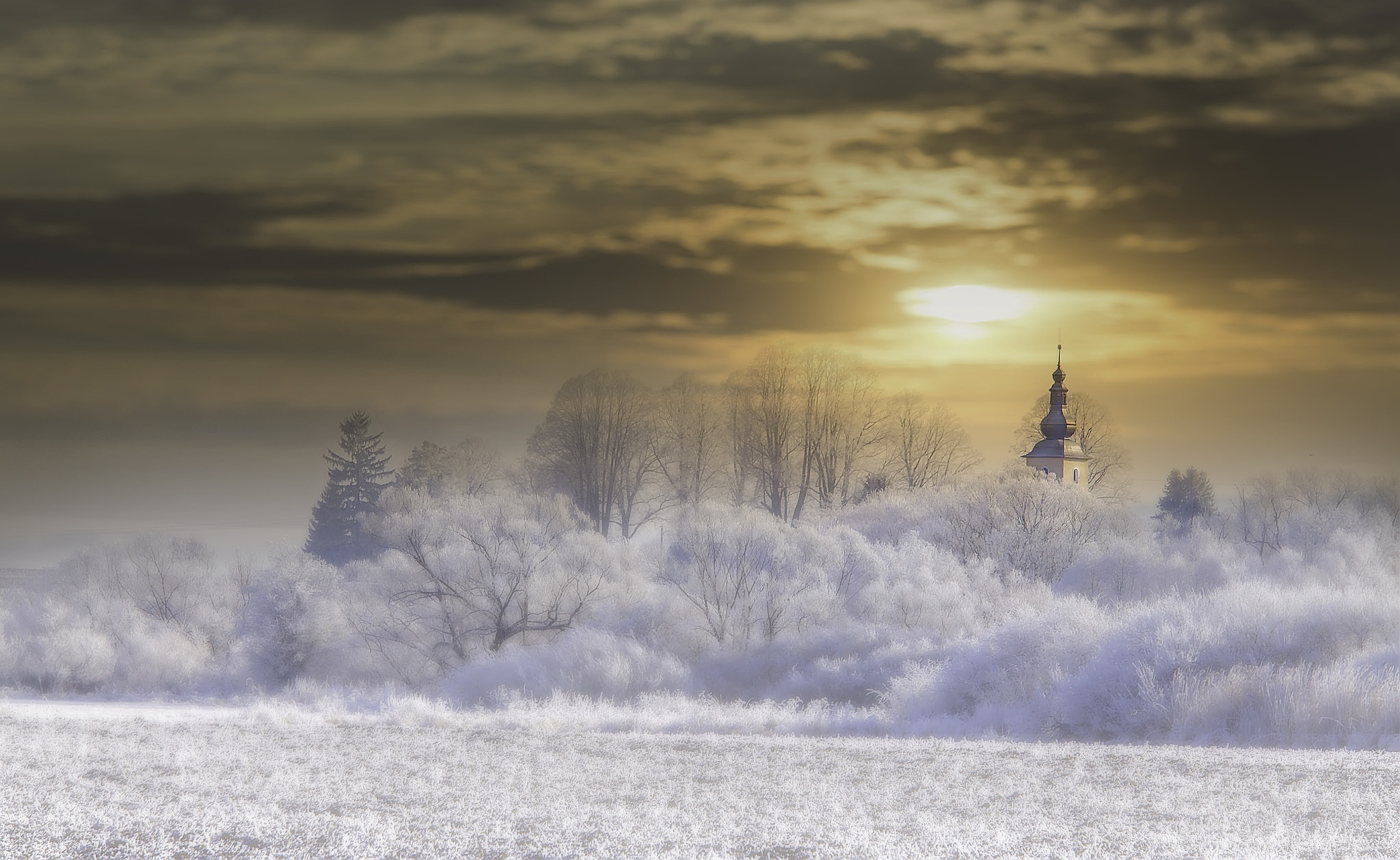 Canon EF 70-200mm F4L IS USM sample photo. Winter photography