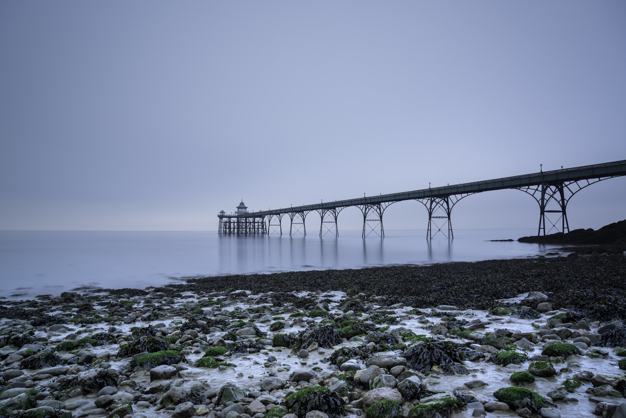 Nikon D610 sample photo. Clevedon pier north somerset photography